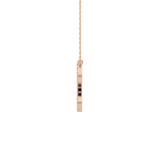 1.5 TCW Emerald Lab Grown Diamond Bezel Necklace