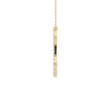 0.585 TCW Round Lab Grown Diamond S Initial Necklace