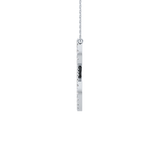 0.585 TCW Round Lab Grown Diamond S Initial Necklace