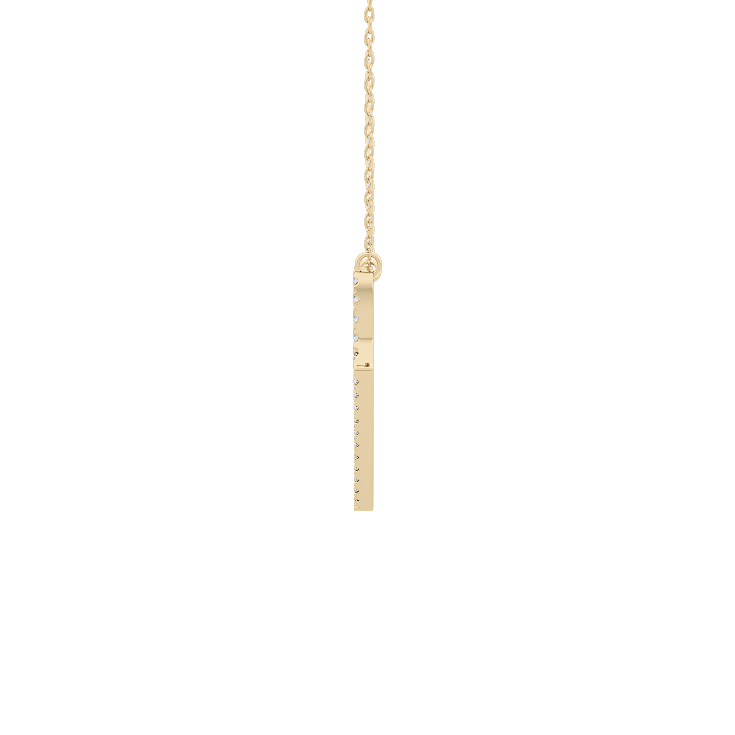 1.5 TCW Emerald Lab Grown Diamond Bezel Necklace