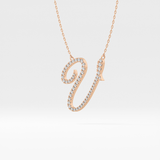 1.5 TCW Emerald Lab Grown Diamond Bezel Necklace