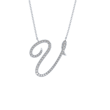 1.5 TCW Emerald Lab Grown Diamond Bezel Necklace