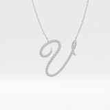 1.5 TCW Emerald Lab Grown Diamond Bezel Necklace
