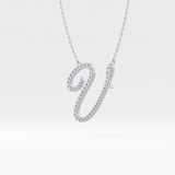 1.5 TCW Emerald Lab Grown Diamond Bezel Necklace