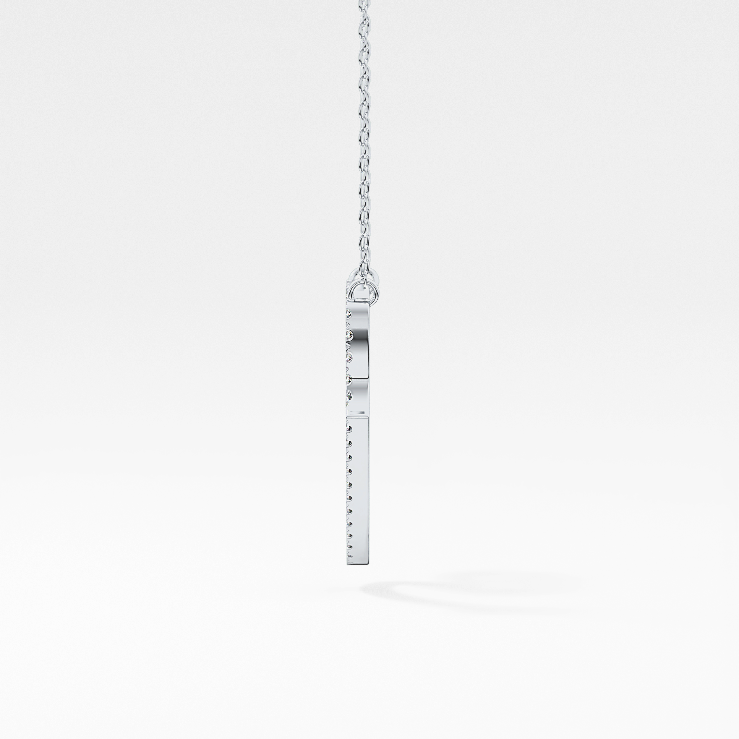 1.5 TCW Emerald Lab Grown Diamond Bezel Necklace