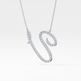 1.5 TCW Emerald Lab Grown Diamond Bezel Necklace