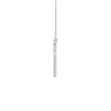 1.5 TCW Emerald Lab Grown Diamond Bezel Necklace