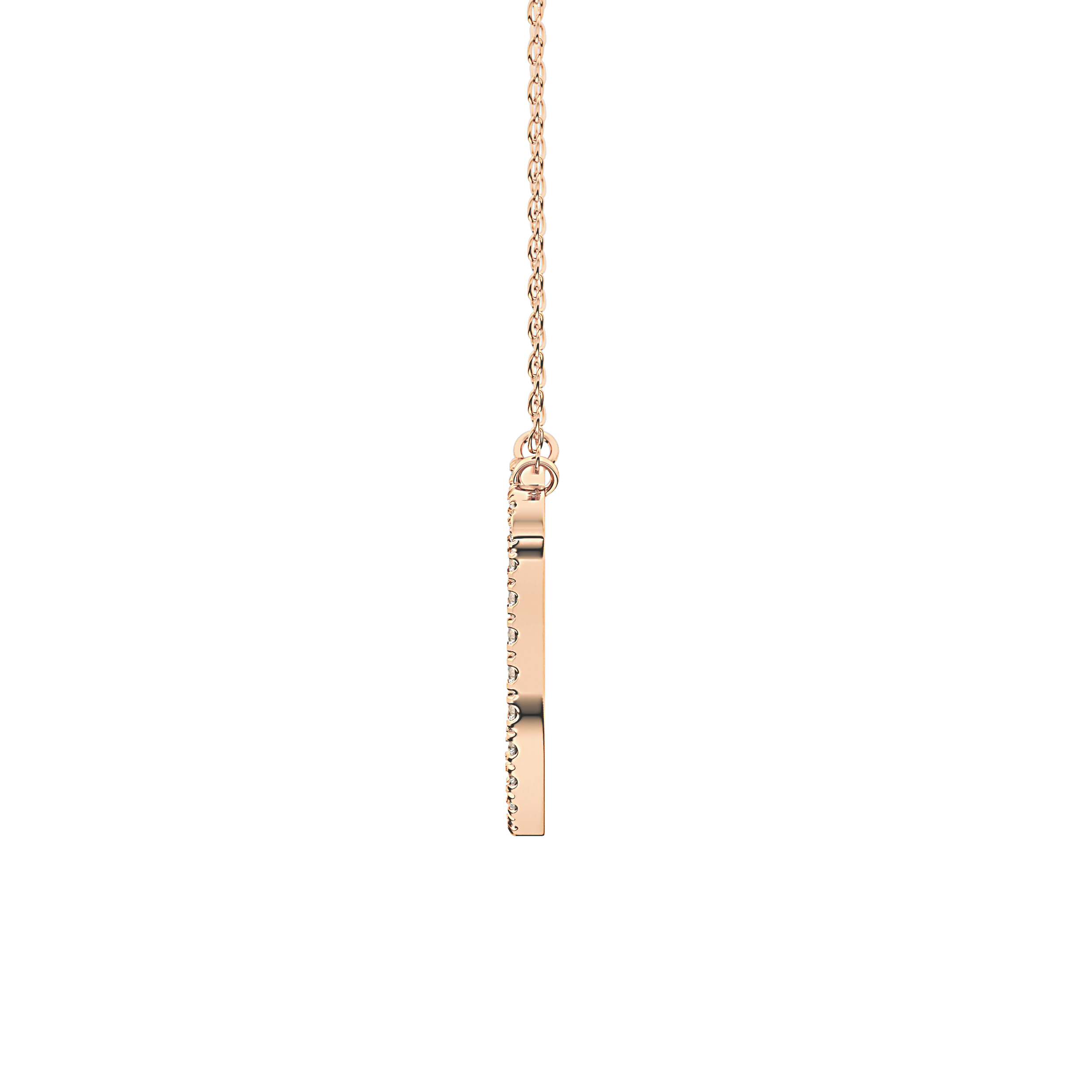 1.5 TCW Emerald Lab Grown Diamond Bezel Necklace