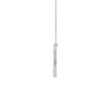 1.5 TCW Emerald Lab Grown Diamond Bezel Necklace