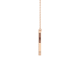 0.133 TCW Round Lab Grown Diamond X Initial Pendant Necklace