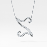 1.5 TCW Emerald Lab Grown Diamond Bezel Necklace