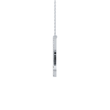 1.5 TCW Emerald Lab Grown Diamond Bezel Necklace