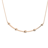0.31 TCW Round Lab Grown Diamond Multi Stone Cushion Pendant Necklace