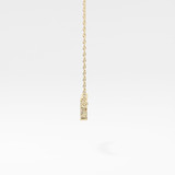0.241 TCW Round Lab Grown Diamond Multi Stone Necklace