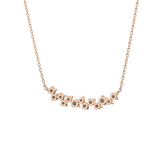 0.241 TCW Round Lab Grown Diamond Multi Stone Necklace