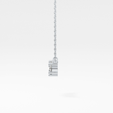 0.35 TCW Round Lab Grown Diamond Three Stone Necklace