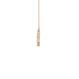 0.65 TCW Round Lab Grown Diamond Multi Stone Necklace