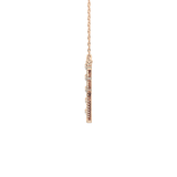 0.34 TCW Round Lab Grown Diamond X Necklace