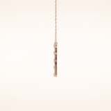 0.34 TCW Round Cut Moissanite X Necklace