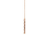 0.34 TCW Round Lab Grown Diamond X Necklace