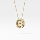0.54 TCW Round Lab Grown Diamond Multi Stone Oval Pendant Necklace