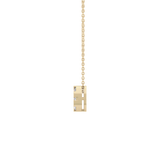 1.16 TCW Round Lab Grown Diamond Multi Stone Cushion Pendant Necklace