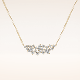 0.248 TCW Round & Marquise Cut Moissanite Multi Stone Necklace