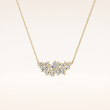 0.248 TCW Round & Marquise Cut Moissanite Multi Stone Necklace