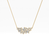0.248 TCW Round & Marquise Lab Grown Diamond Multi Stone Pendant Necklace