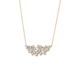 0.248 TCW Round & Marquise Lab Grown Diamond Multi Stone Pendant Necklace