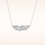 0.248 TCW Round & Marquise Cut Moissanite Multi Stone Necklace