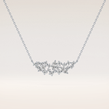0.248 TCW Round & Marquise Cut Moissanite Multi Stone Necklace