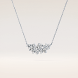 0.248 TCW Round & Marquise Cut Moissanite Multi Stone Necklace