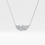 0.248 TCW Round & Marquise Lab Grown Diamond Multi Stone Pendant Necklace