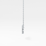 0.248 TCW Round & Marquise Lab Grown Diamond Multi Stone Pendant Necklace