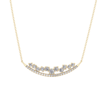 1.5 TCW Emerald Lab Grown Diamond Bezel Necklace
