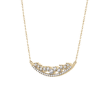 1.5 TCW Emerald Lab Grown Diamond Bezel Necklace