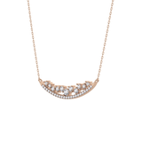 1.5 TCW Emerald Lab Grown Diamond Bezel Necklace