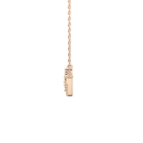 1.5 TCW Emerald Lab Grown Diamond Bezel Necklace