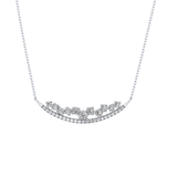 1.5 TCW Emerald Lab Grown Diamond Bezel Necklace