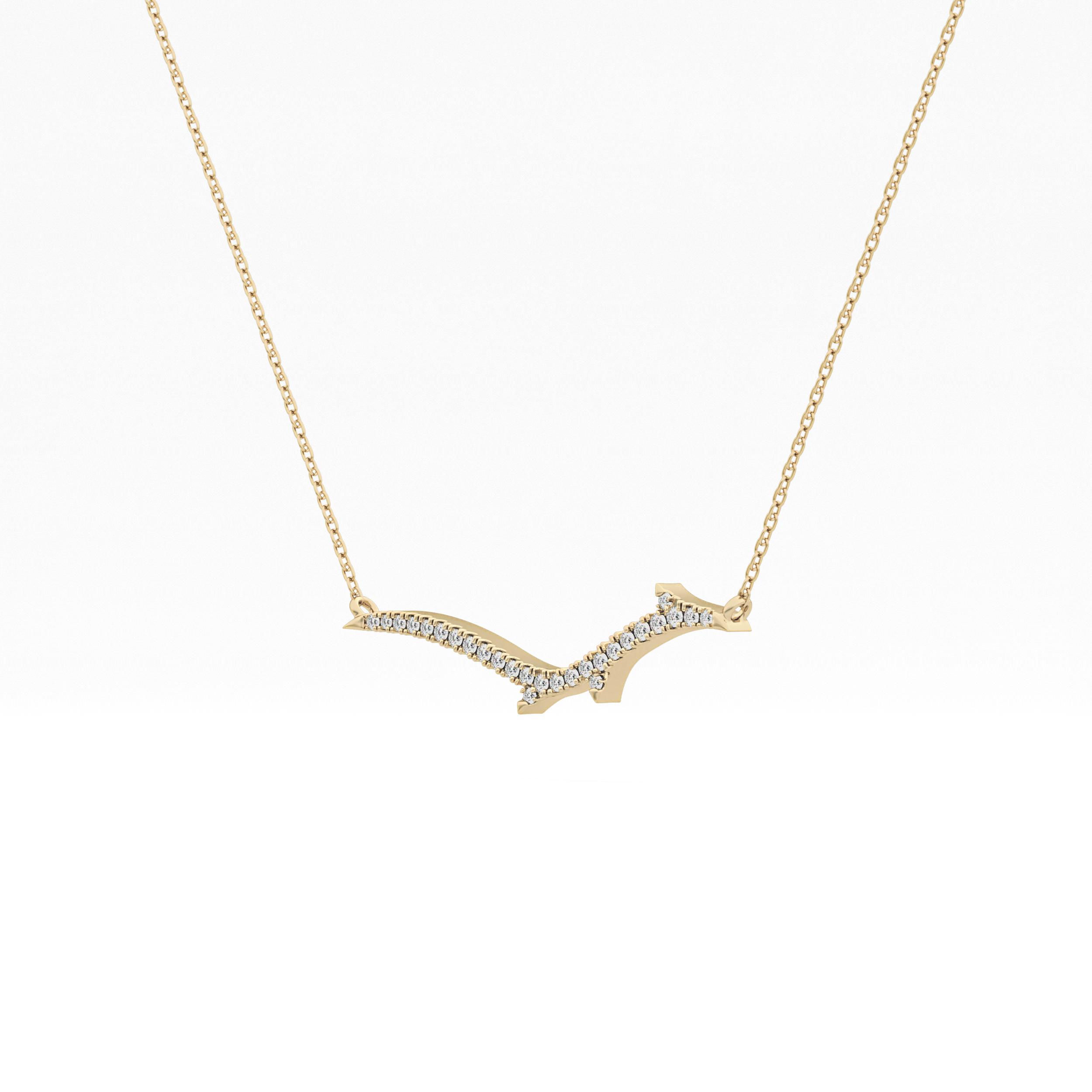 1.5 TCW Emerald Lab Grown Diamond Bezel Necklace