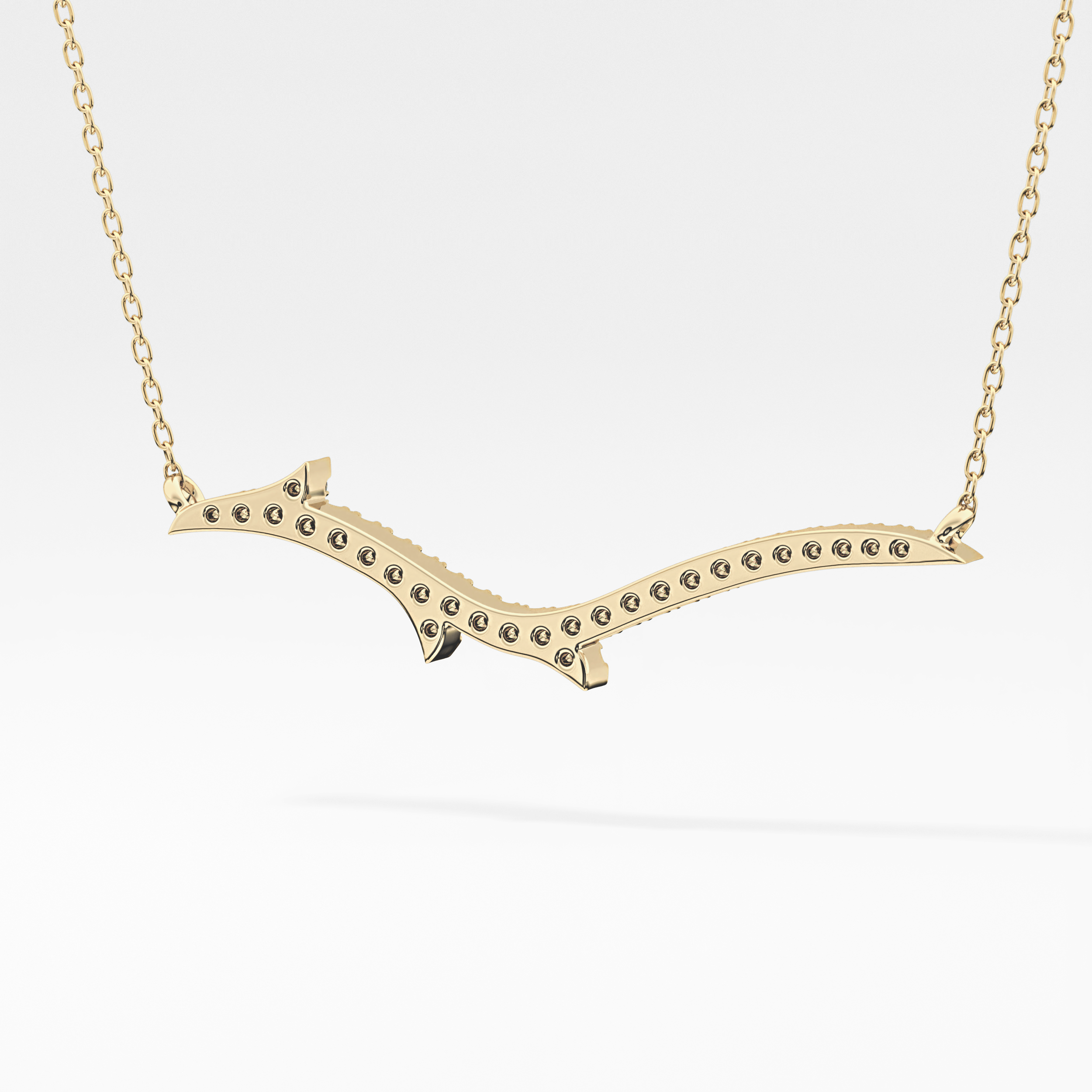 1.5 TCW Emerald Lab Grown Diamond Bezel Necklace