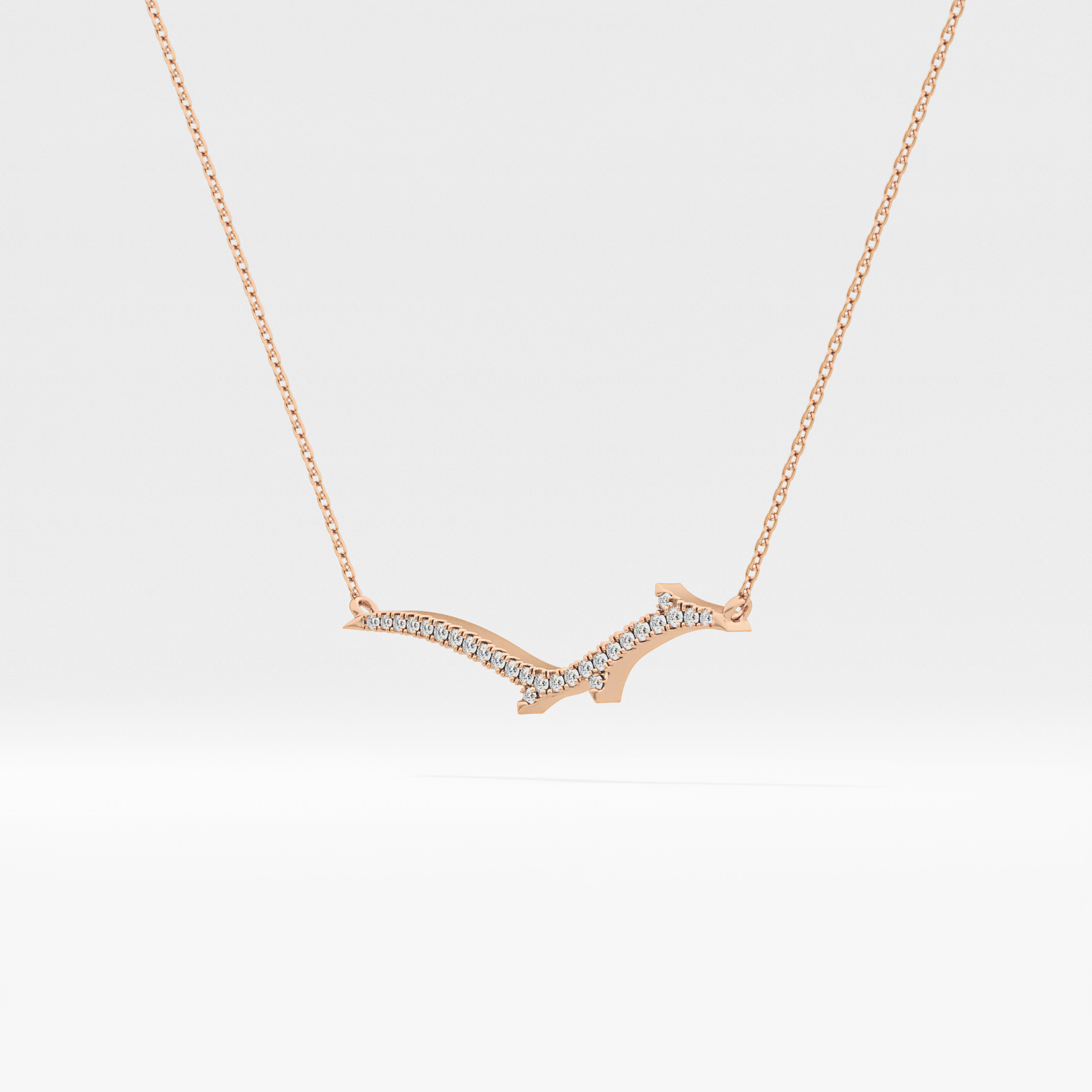 1.5 TCW Emerald Lab Grown Diamond Bezel Necklace