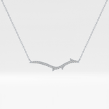 1.5 TCW Emerald Lab Grown Diamond Bezel Necklace
