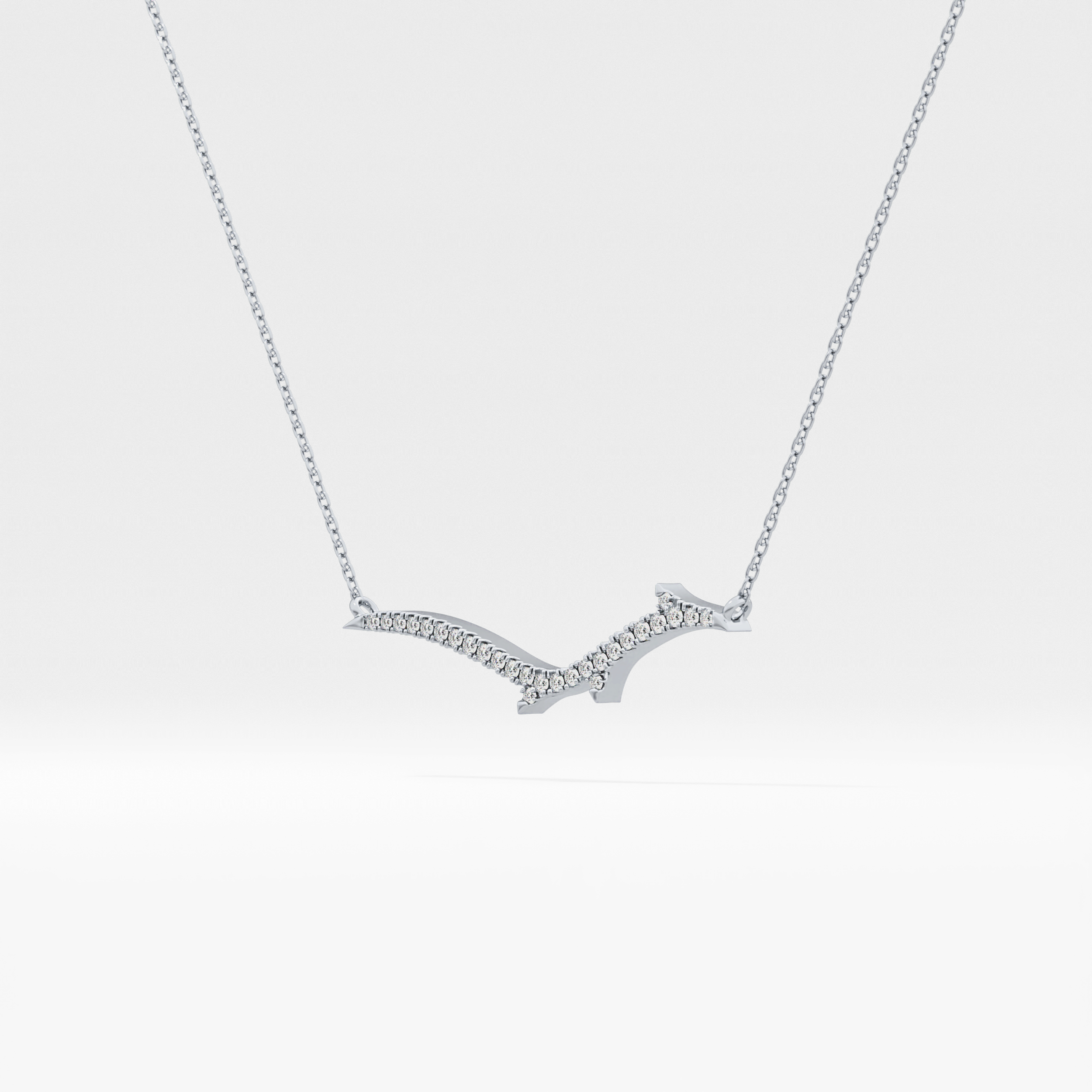 1.5 TCW Emerald Lab Grown Diamond Bezel Necklace