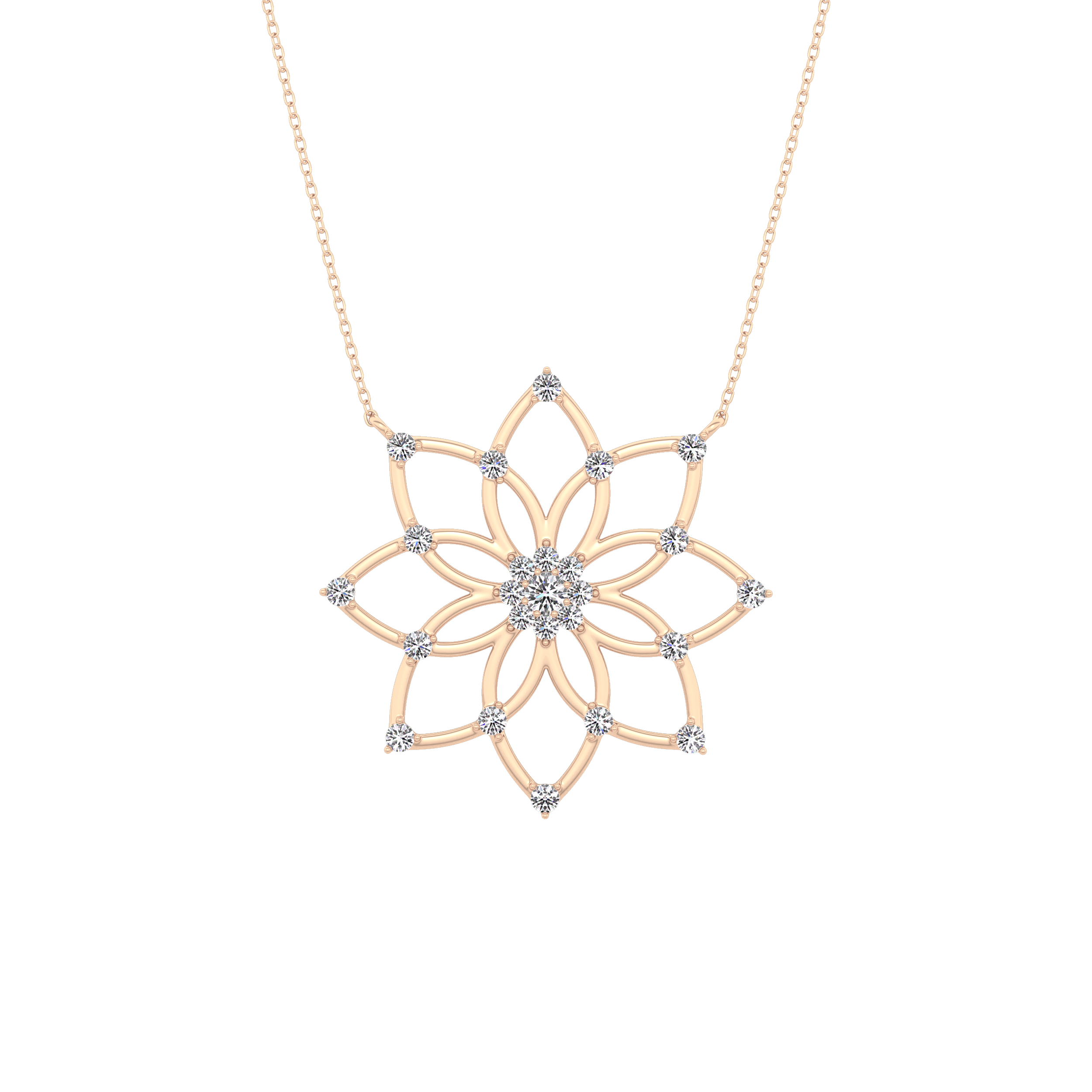1.5 TCW Emerald Lab Grown Diamond Bezel Necklace