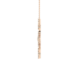 1.5 TCW Emerald Lab Grown Diamond Bezel Necklace