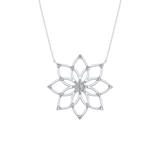 1.5 TCW Emerald Lab Grown Diamond Bezel Necklace