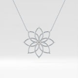 1.5 TCW Emerald Lab Grown Diamond Bezel Necklace