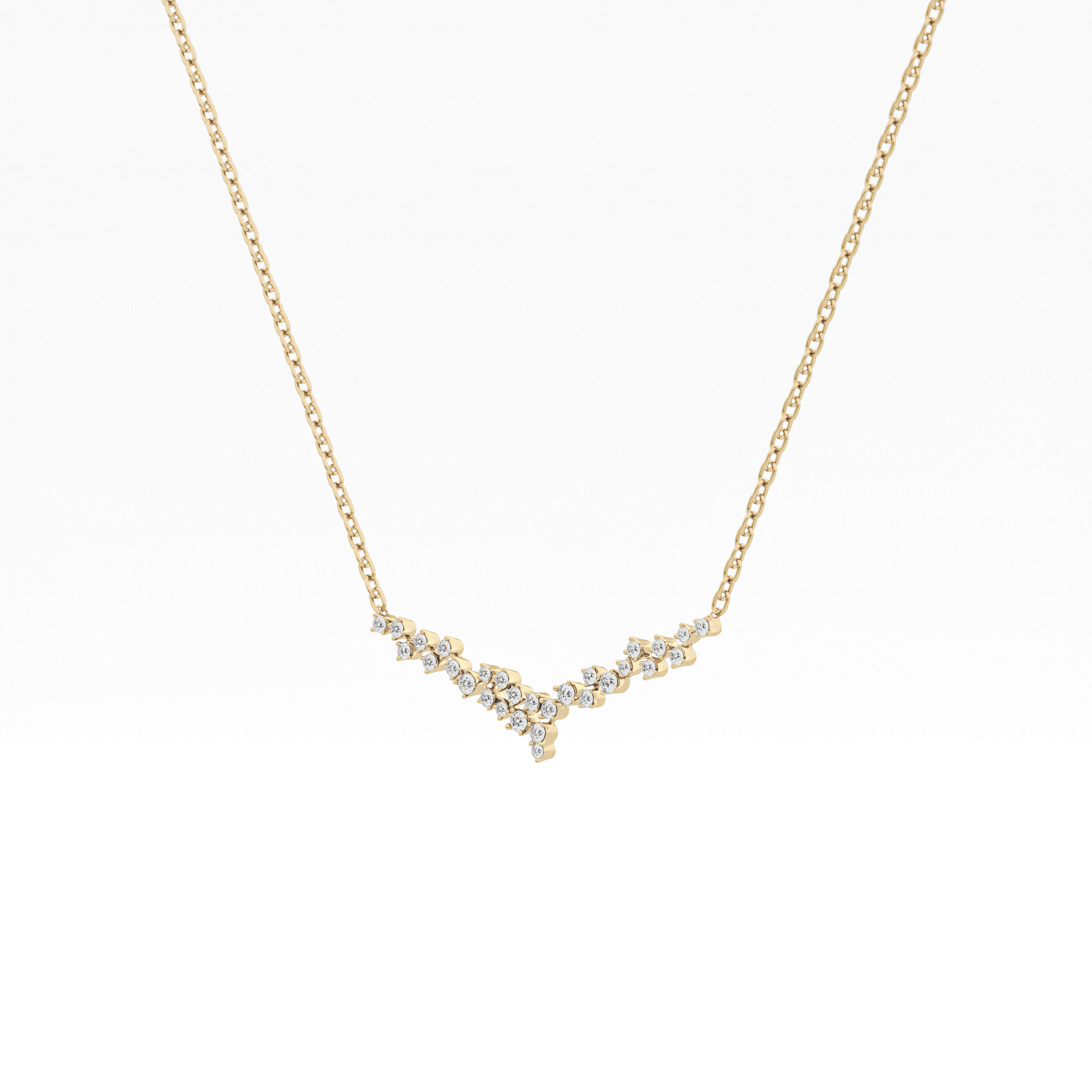 1.5 TCW Emerald Lab Grown Diamond Bezel Necklace